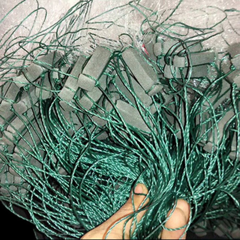 quality drift net H0.7*L85M 3 layer 2cm mesh sink net gill net fish trap sticky fishing net Salmon net pesca fishing network