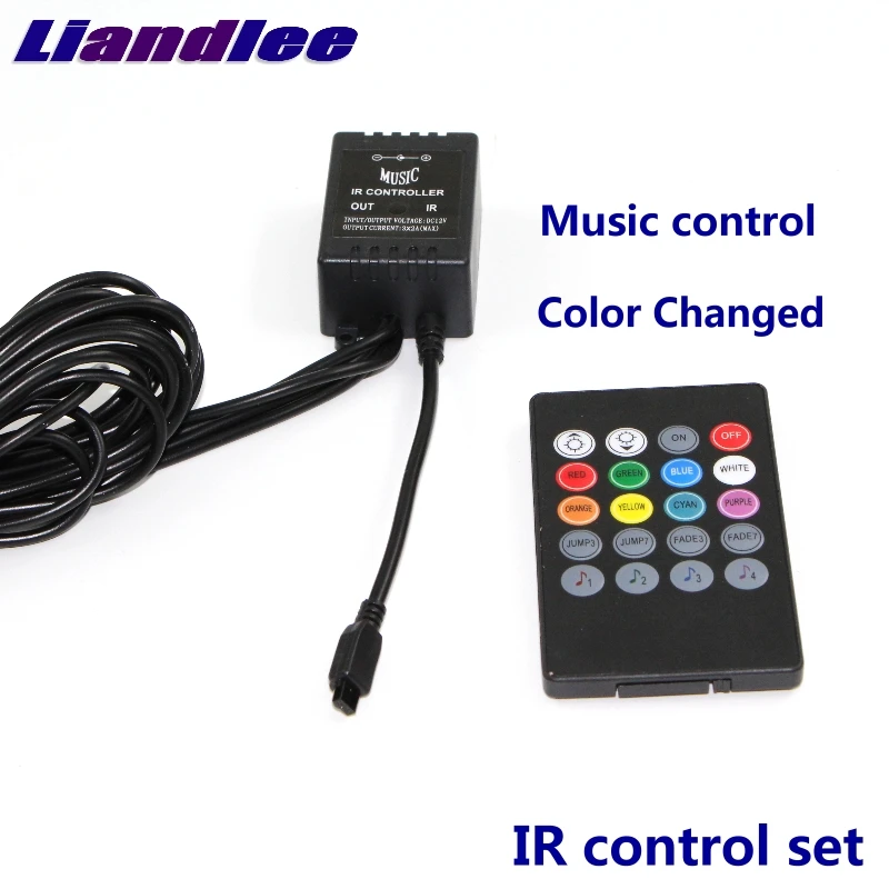 For Rover LR Discovery Sport 2014~2016 In Full Color LED Glow Interior Car Kit Under Dash Foot Floor Seats Accent Lighting Lighting