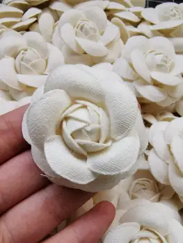 

10pcs/lot Cell Phone Case DIY flannel Camellia Flower pendant Decoration Charms 5.5cm