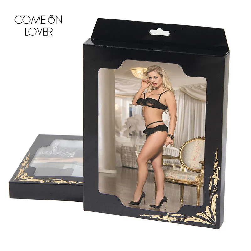 Comeonlover Woman Sexy Set Erotic Open Cup Bra Ruffles Cute Lingerie Set Bandage Underwear Femme Ensemble Langerie Sexy RT80405 Comeonlover Woman Sexy Set Erotic Open Cup Bra Ruffles Cute Lingerie Set Bandage Underwear Femme Ensemble Langerie Sexy RT80405