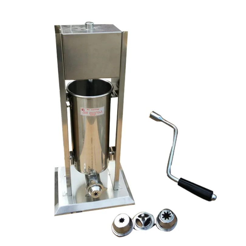 

Churros Machine Manual Operation Stainless Steel Churro Maker Capacity 3 Liters Brand New