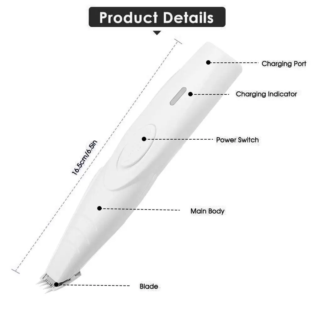 Профессиональный электрический триммер для стрижки домашних собак, ножницы для стрижки животных, машинка для стрижки кошек, машинка для стрижки кошек, собак, лап, уши для лица 5 в