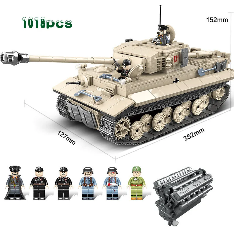Military-series-world-war-space-exploration-Armored-vehicle-Tank-Pattern-Water-tank-truck-model-Toy-For (38)