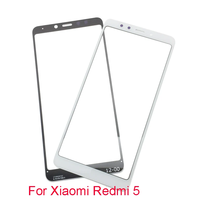 

10Pcs/lot, Outer Screen Lens Front Glass For Xiaomi Redmi 5 Plus Repair Parts