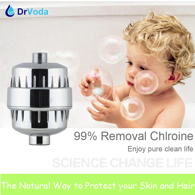

2pcs/Lot Spa Shower Water Filters remove chlorine with cartridge housing carbon kdf media heavy metal removal good for skin hair