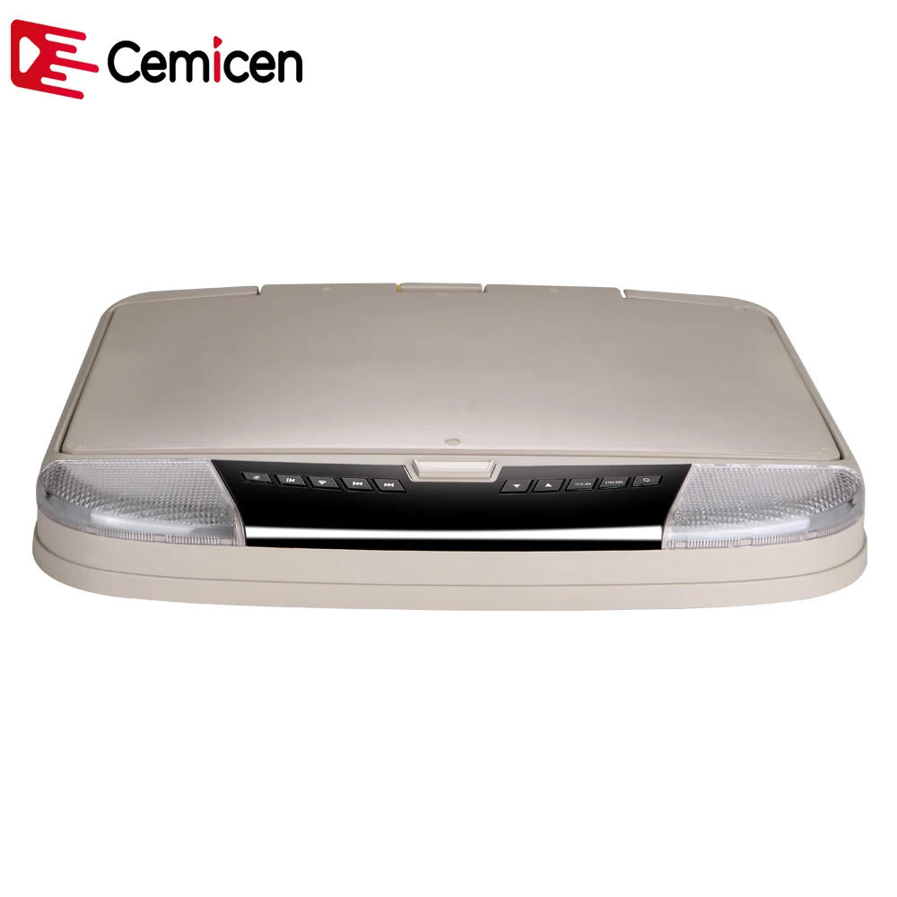 Cemicen 15 6 дюймовый автомобильный монитор с креплением на крышу откидной DVD плеер HD