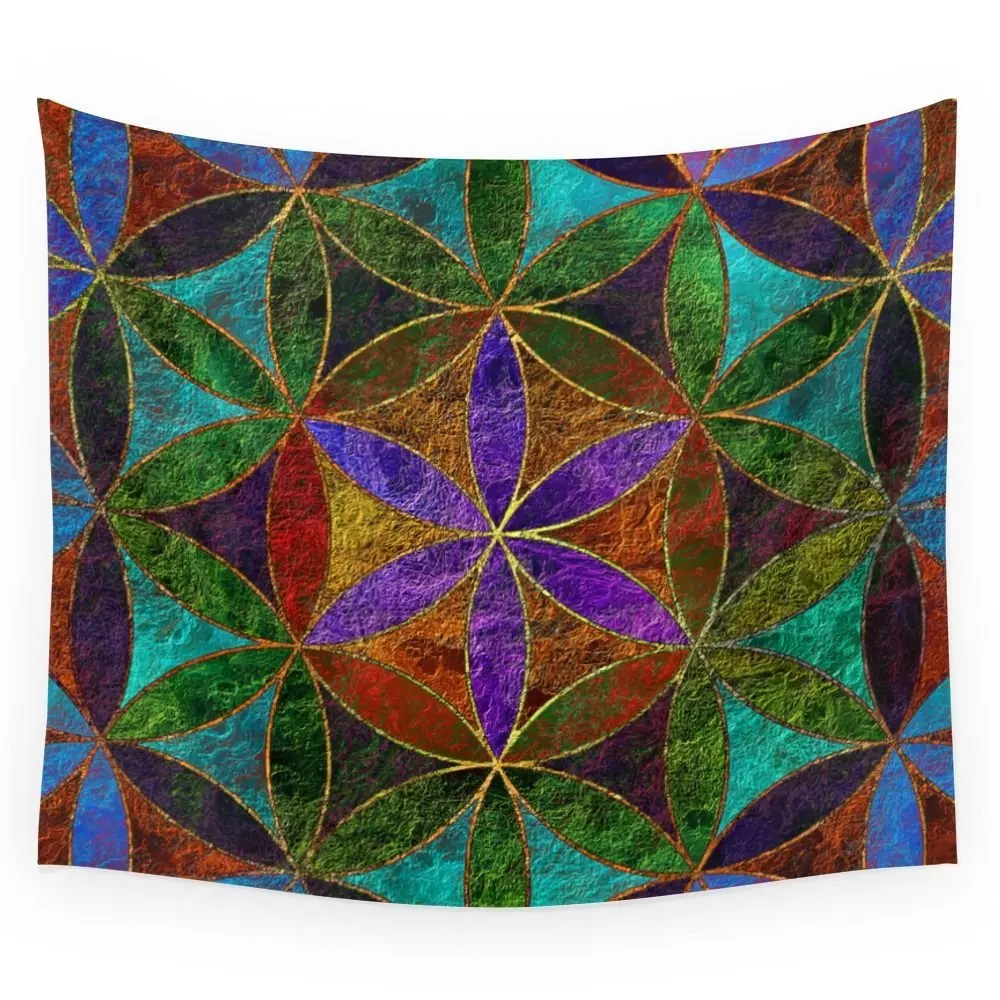 

The Flower Of Life (Sacred Geometry) 2 Wall Tapestry