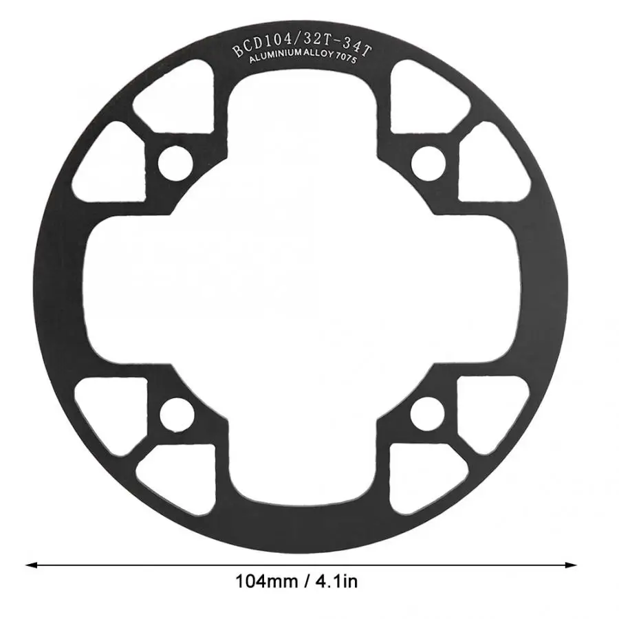 Велосипед Защита передней звездочки крышка 104BCD диаметра окружности болтов(брелок для ключей, защитная крышка, защитная крышка для 32/34T звездочка цепной передачи Горный Дорожный велосипед Запчасти
