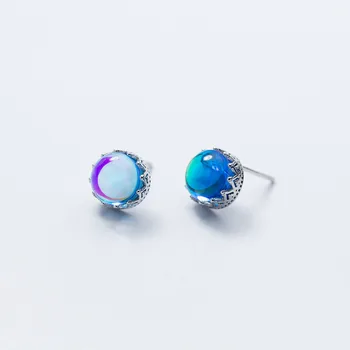 Aurora Crown Stud Earrings Crystal 925 sterling silver Round Earrings for Women Elegant Wedding Jewelry brincos dz714
Aurora Crown Stud Earrings Crystal 925 sterling silver Round Earrings for Women Elegant Wedding Jewelry brincos dz714