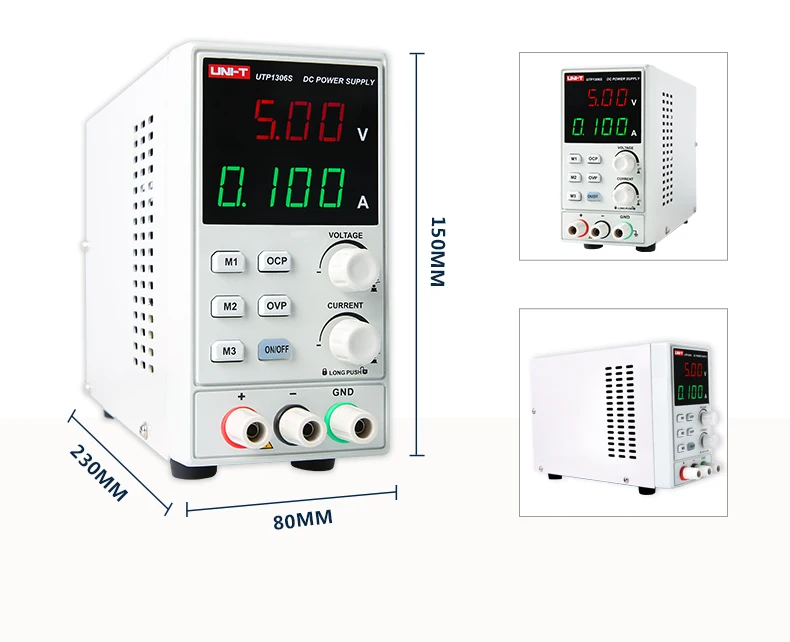 UNI-T UTP1306 Переключение DC Питание 110V Напряжение регулятор стабилизаторы цифровой Дисплей СВЕТОДИОДНЫЙ 0-32 в пост 0-6A лабораторный прибор