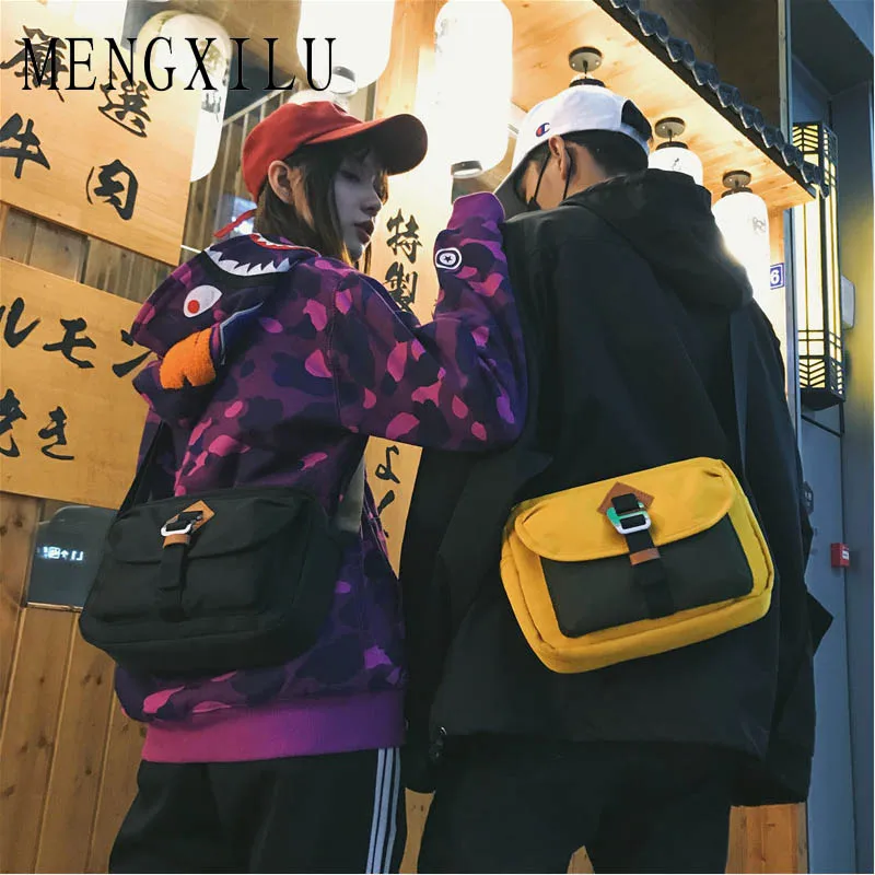 

Men Shoulder Bag Casual Nylon Waterproof Waist Bags Teenage Boy For 2018 Fashion Lightweight Women Messenger Bag By Brewit Store