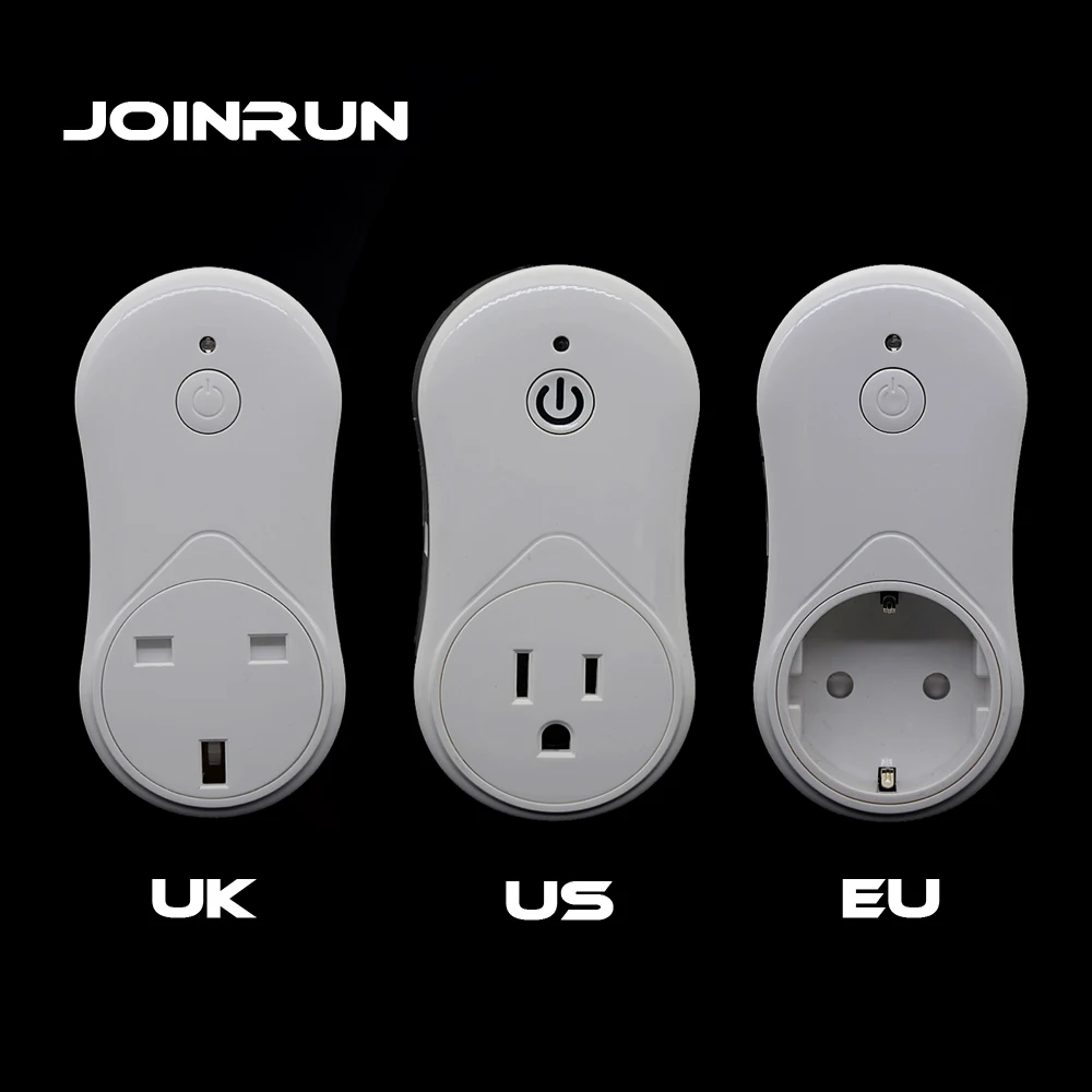 Pаспродажа Joinrun Smart розетка Wi Fi беспроводной пульт дистанционного управления розетка умный дом мощность полосы USB разъем ЕС, США, Великобритания для IOS ...