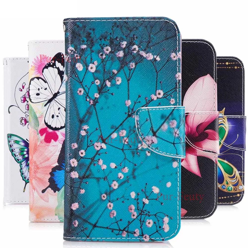 

Flip Case for Xiaomi Redmi Note 5A Note5A Wallet Stand Fashion Painted Phone Leather Cover for Xiaomi Redmi Note A5 / Redmi Y1