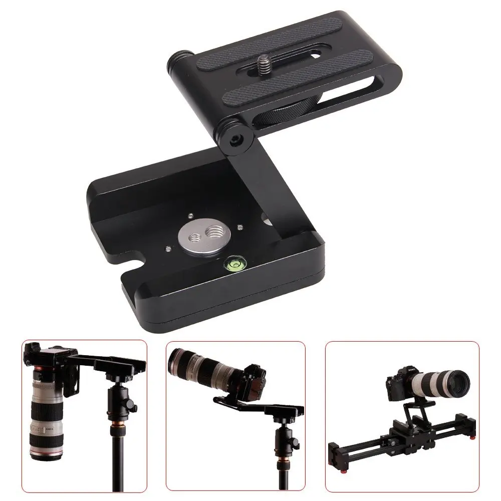 Professional Camera Flex Tripod Z Pan & Tilt Aluminum Folding Z Tripod