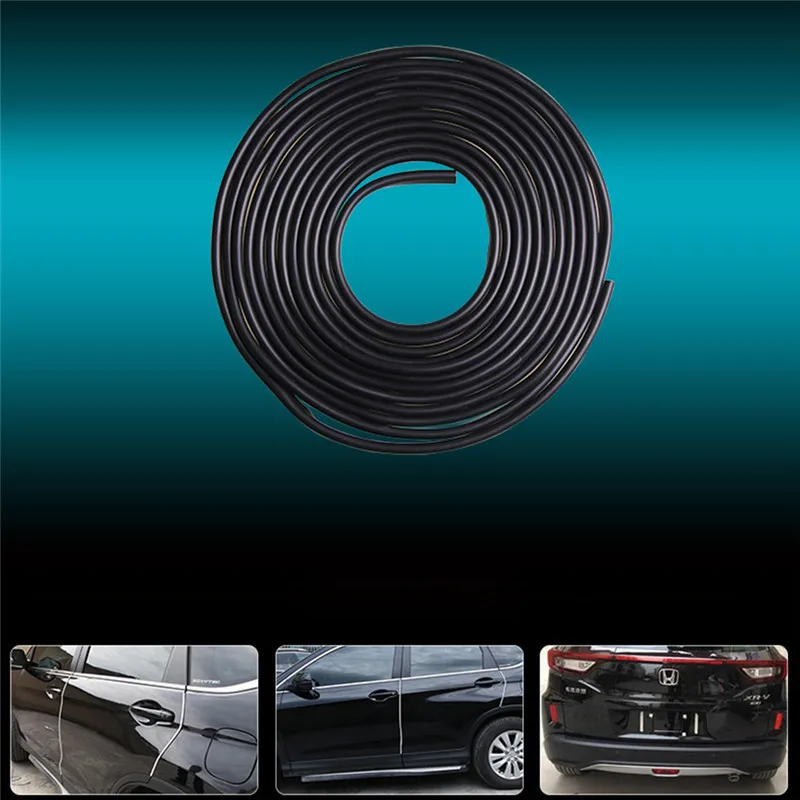 Soft Thin Car Rubber Bumper Strip Car Chrome Body Strip Bumper Door