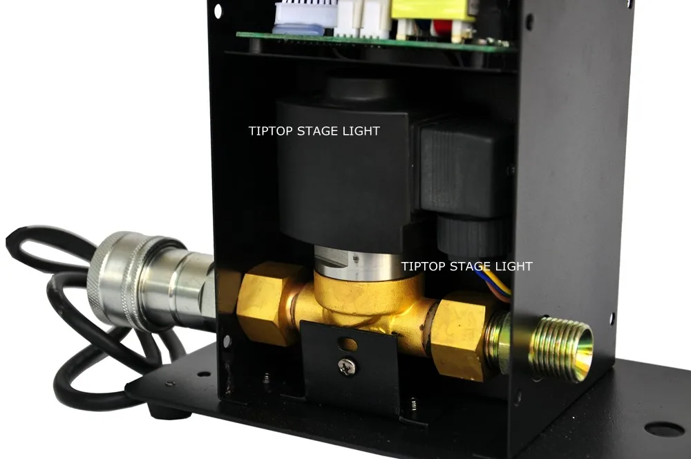 Получения информации об оптовой цене 2 шт./лот однотрубные DMX512 CO2 DMX ткацкий станок стрелять 6-8 м до CO2 машина струя с 6 М шланг для душа 90 V/240 V