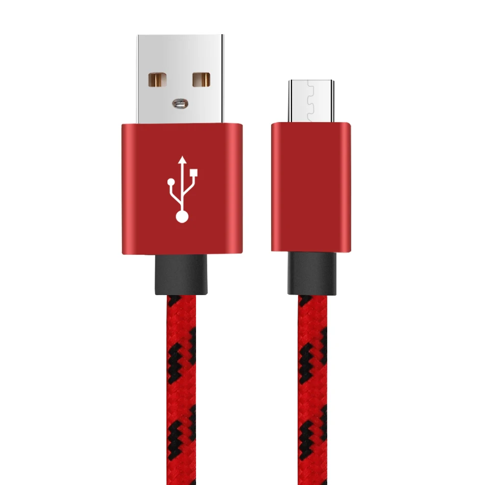 1 м/2 м/3 м Плетеный Micro USB быстрой зарядки Тип Кабеля C шнура синхронизации сотовый телефон аксессуар Связки зарядный кабель 100 шт./лот