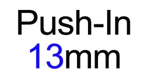 Розничная 20 штук = 10 пар E тип силиконовые носоупоры Размер 13 мм 14 мм 15 мм Ввинчивающийся или нажимной Тип опционально - Цвет: Push In 13mm