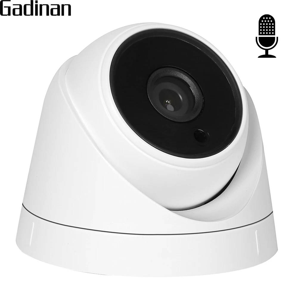 GADINAN Wide Angle 2.8mm lens Internal Built in Audio IP Camera 1080P