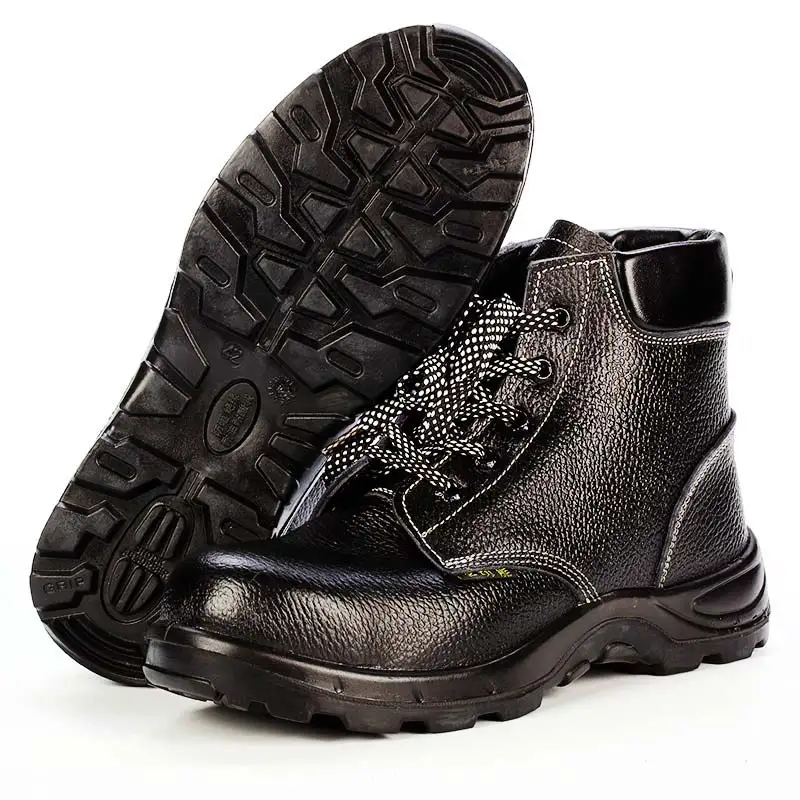 Men Work Safety Shoes Steel Toe with Puncture Proof Midsole Slip Resistance Cow Leather Labor Insurance Shoes Large Size Men Work Safety Shoes Steel Toe with Puncture Proof Midsole Slip Resistance Cow Leather Labor Insurance Shoes Large Size