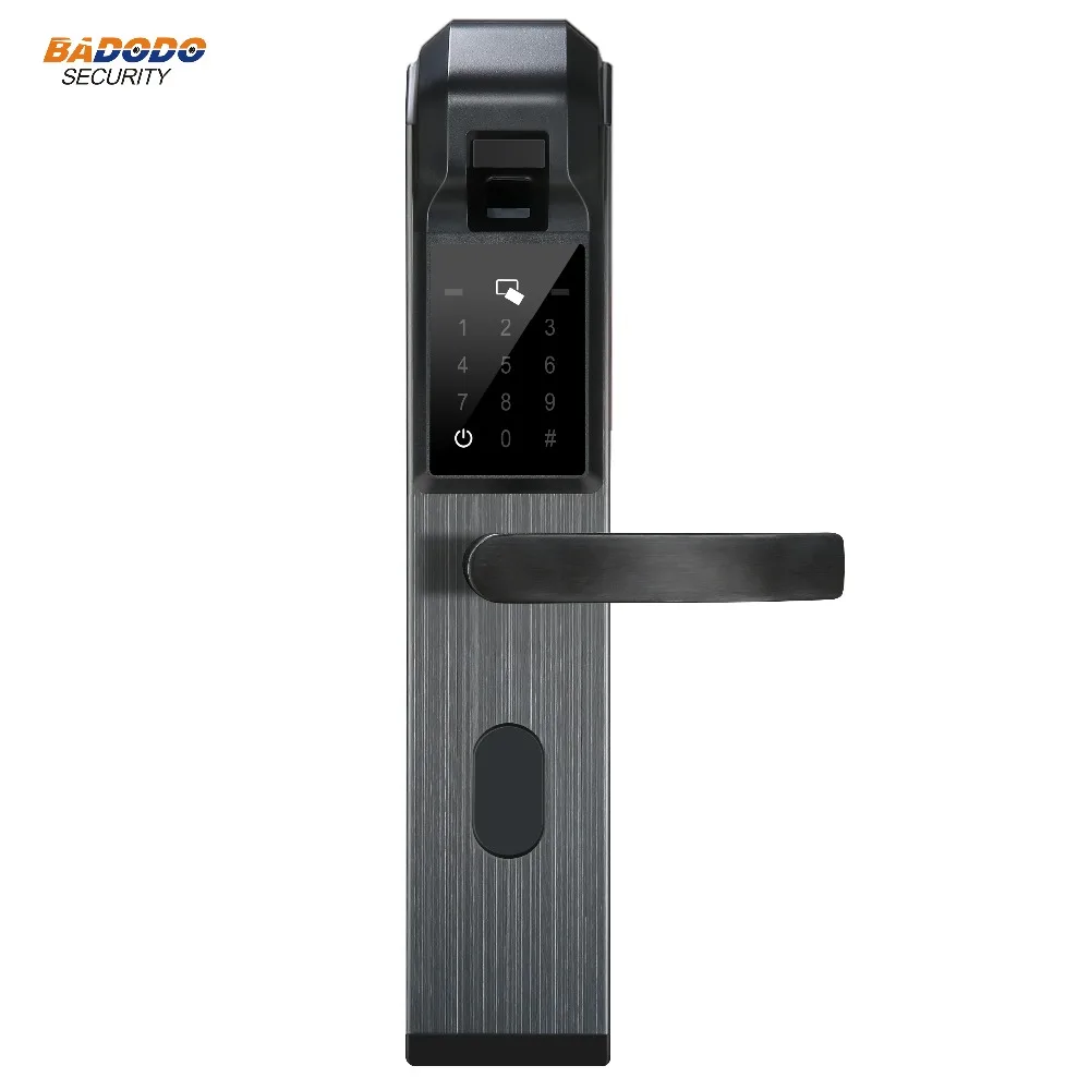 

Fingerprint Lock with password card mechanical key For Home security Anti-theft Intelligent Lock Biometric electric lock