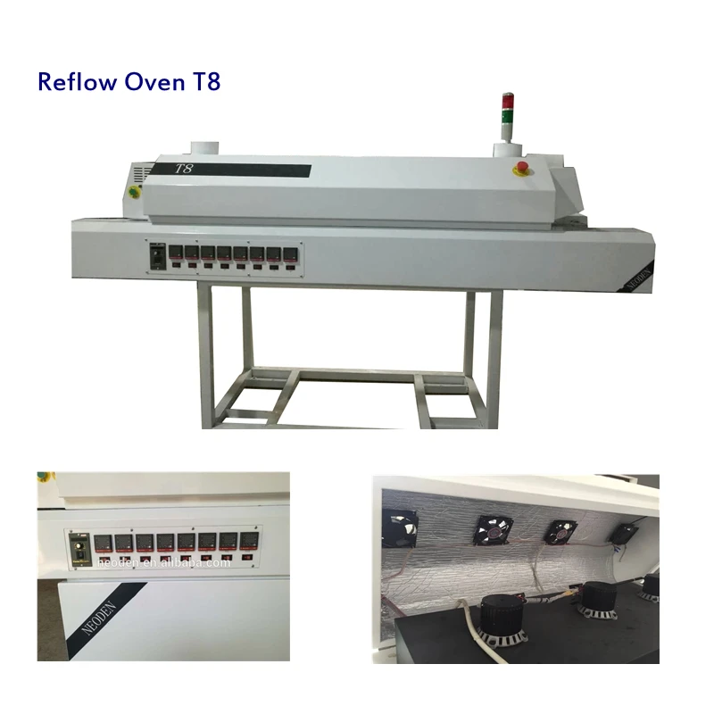 Паяльная печь SMT reflow Настольная духовая паяльная станция T8 паяльное оборудование