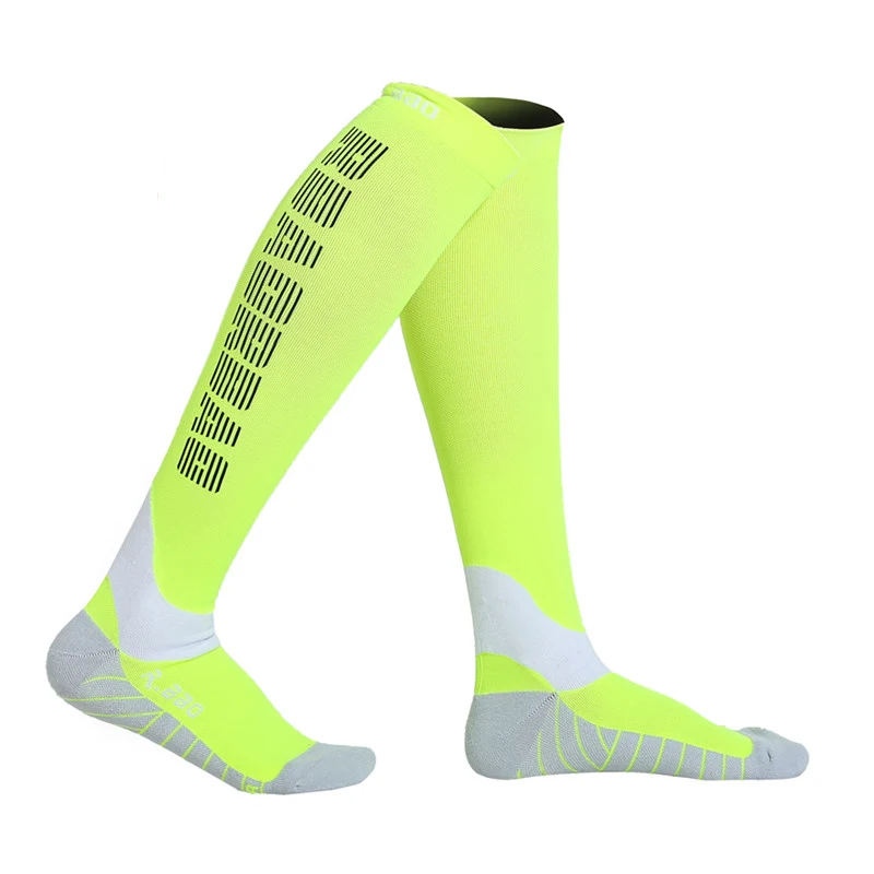 Professional Running Socks Reflective Socks Night Jogging Knee High
