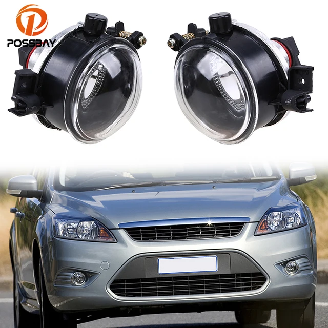 POSSBAY Halogen Front Fog Light for Ford Focus MK2 2005 2006 2007 2008 Car styling H8 12V 55W