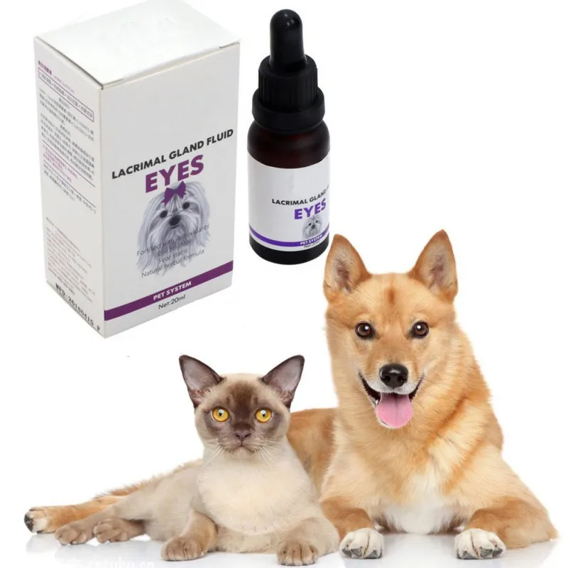 

Pet Cats Dogs Brighting Eyes Grooming Oral Liquid Safe Natural Eye Stains Removing Dog Eye Health Care Grooming Liquid 20ML