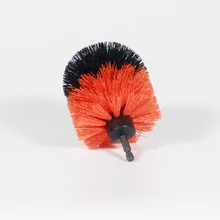 3,5 дюймовая оранжевая электрическая дрель, Шариковая щетка для автомобильных шин, домашний пол, чистящая насадка для туалета, Жесткая Щетина, щетки для очистки