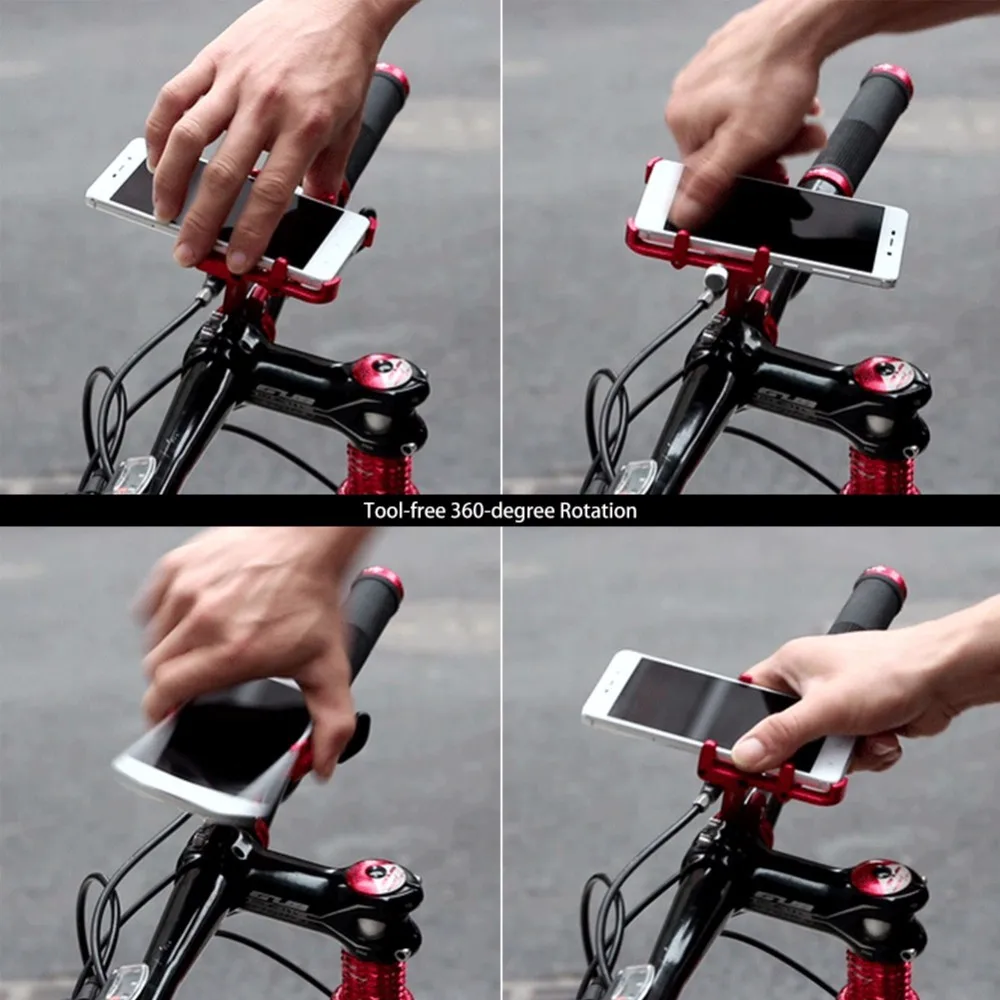 GUB Plus 6 Plus 3 алюминиевый MTB держатель для телефона для велосипеда 360 Вращающийся держатель для мотоцикла gps Держатель для 3,5-6,2 дюймов мобильного телефона