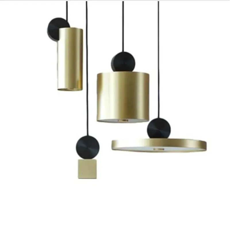 

Post-modern Designer Magic Box Geometric Metal Led Pendant Light for Dining Room Bedroom Besdise Entrance Deco 80-265V 1649