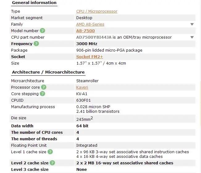 Процессор AMD A8-Series A8-7500 A8 7500 AMD 7500 FM2+ APU Quad-Core cpu