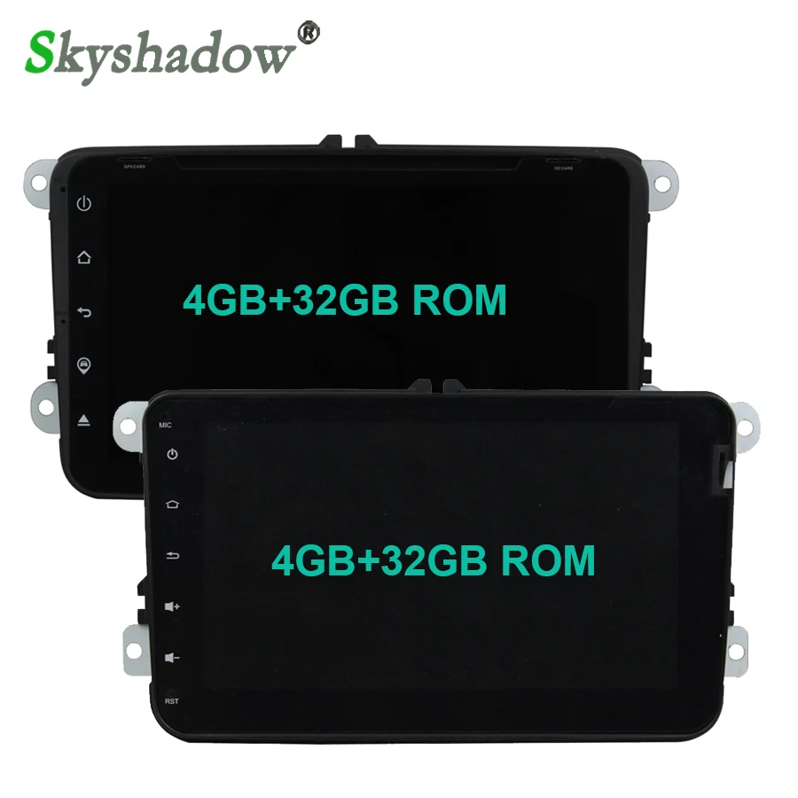 Cheap IPS DSP Android 9.0 4G+32GB Car DVD Player map Radio DVD GPS Navigation LTE for VW PASSAT CC Tiguan Jetta Leon Polo Golf 3