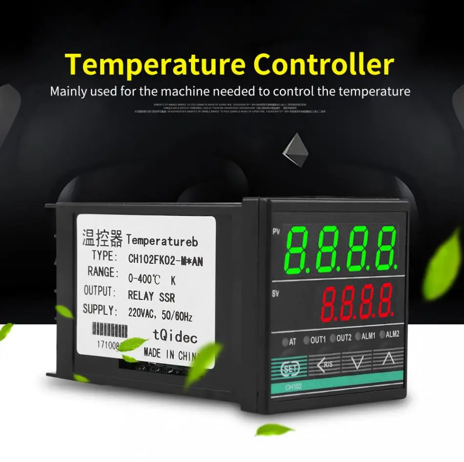 Digital Panel Temperature Controller AC 220V 4 20mA Intellgent