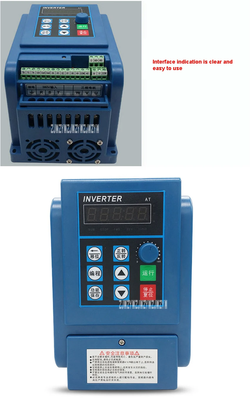 Высокое качество AT3-2200x Инвертор универсальный мотор Скорость ШИМ Управление инверторы 2200 Вт AC380v трехфазный переменной частоты