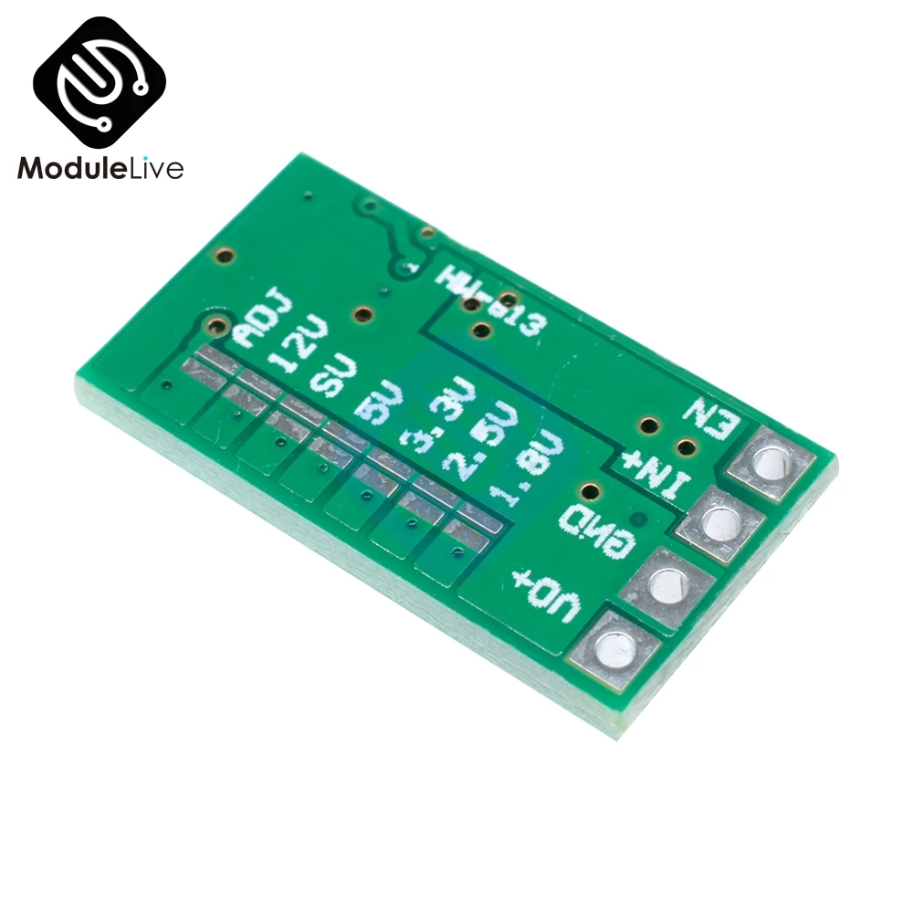 Мини DC-DC 12-24 В до 5 В пост 3A Шаг вниз Питание модуль Напряжение понижающий преобразователь Регулируемый 97.5% 1,8 V 2,5 V 3,3 V 5V 9V 12V
