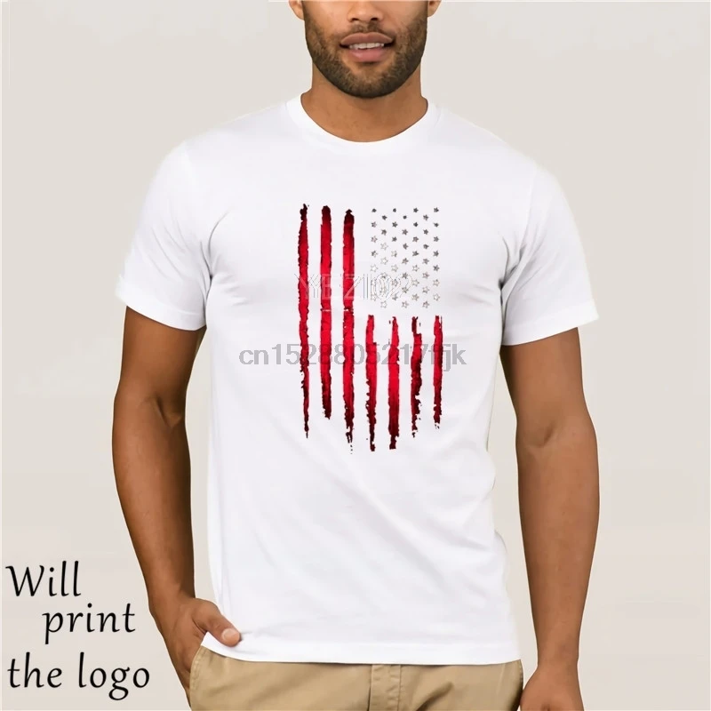 Ковбойская футболка с флагом США Da Uomo A Right Rosso Magliette e camicette Ragazzi Cotone Camicette America Bandiera |
