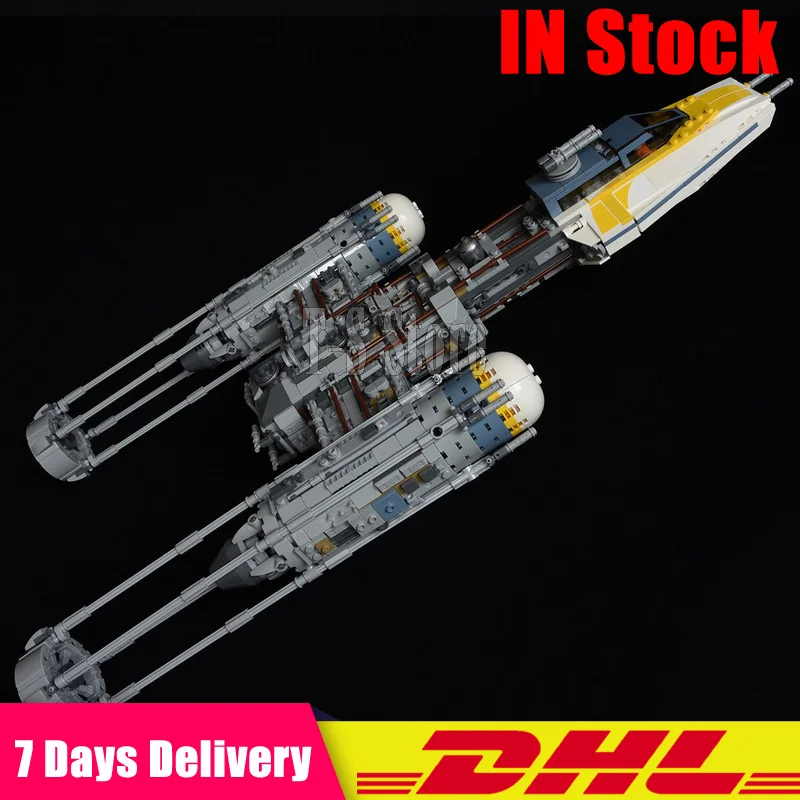 

IN Stock Compatible Legoinglys 75181 LEPIN 05143 2203Pcs Star War Y-Wing Starfighter Set Building Blocks Bricks Toys Kid Gift