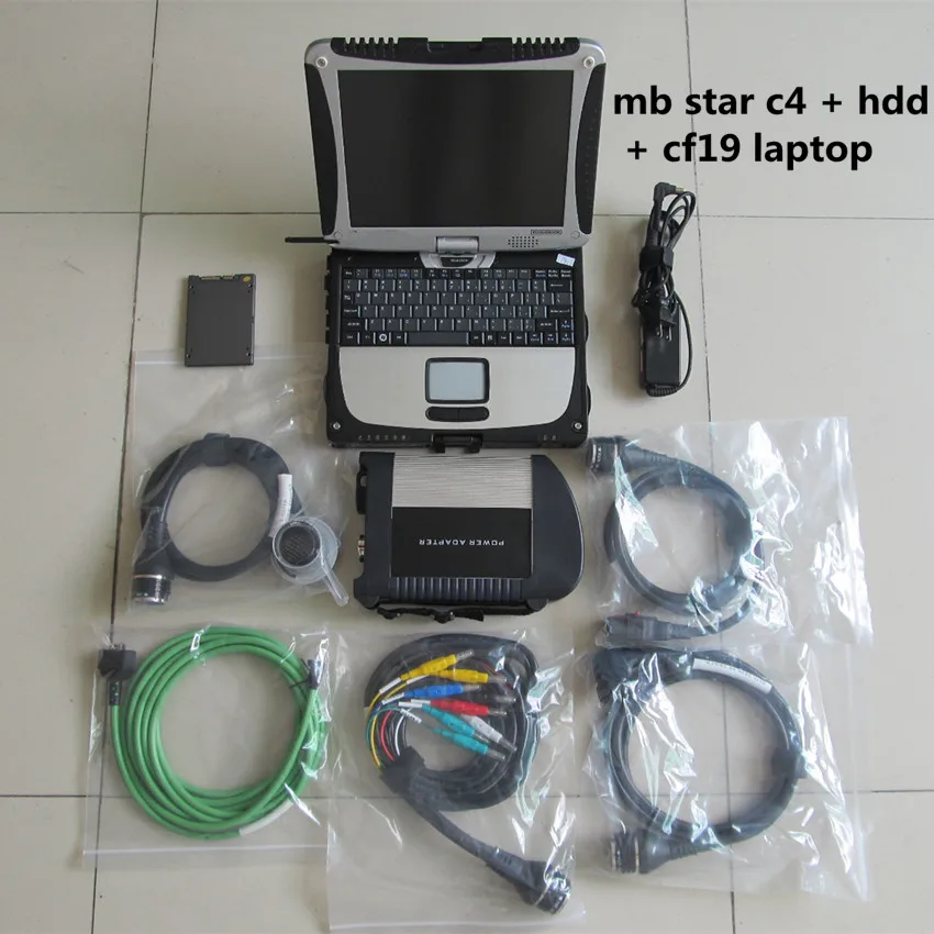  Mb star c4 vollen satz 201912 neueste software super ssd mit laptop cf19 touchscreen bereit zu verw