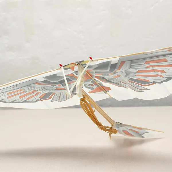 

2PCS Flight Birds Assembly Flapping Wing Model Imitate Aircraft Toys For Children Flying Kite Paper Airplane Christmas gift