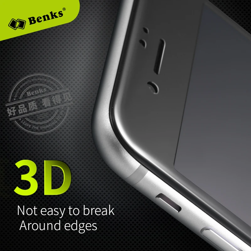 3D Полное Покрытие Пленка Для iPhone 7 plus Оригинальные Benks Протектор экрана