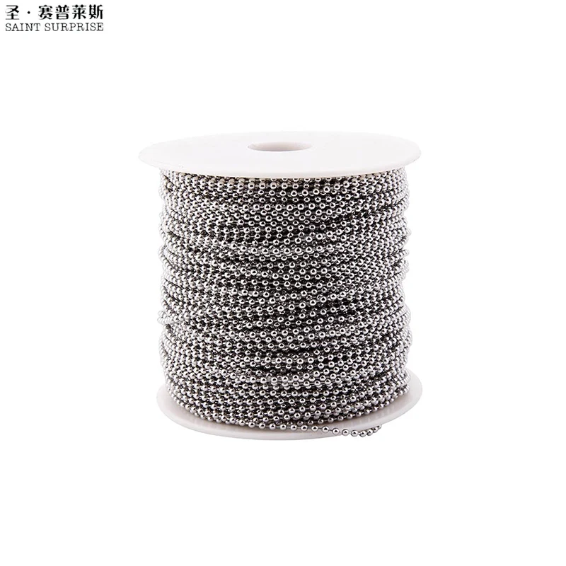 2.4mm Stainless Steel Bead Ball Chain (5)