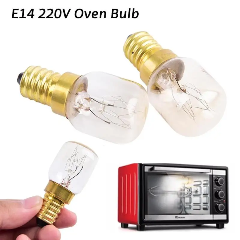 25W T25 Oven Bulb High Temperature 300 Degree E14 Toaster Steam Light