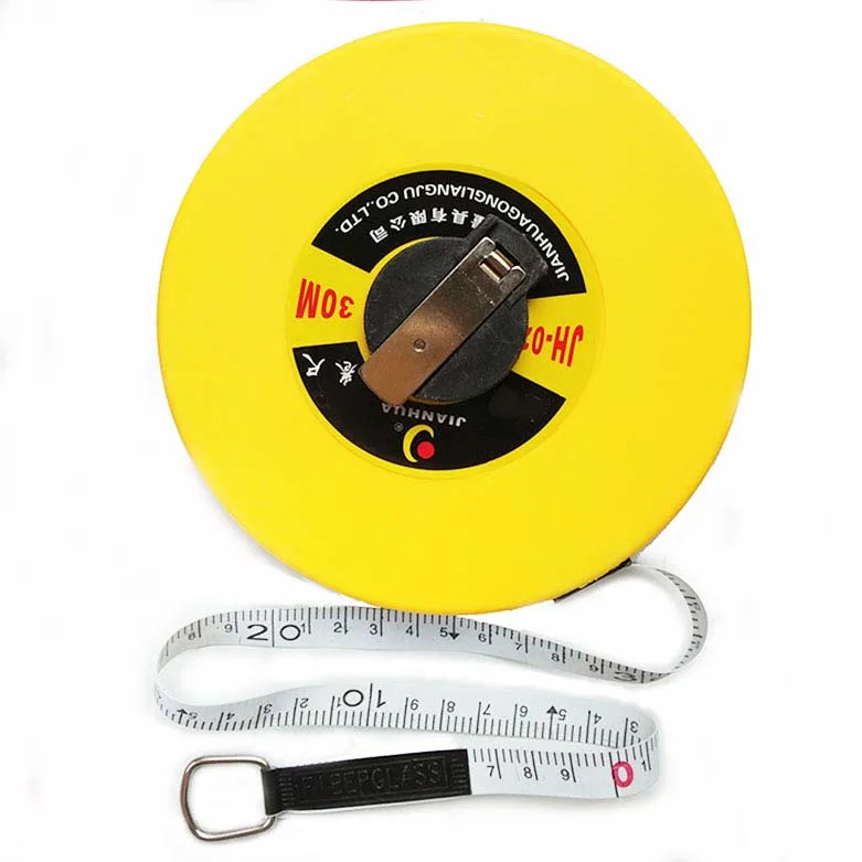 Measuring tool 10/20/30/50/100 meter Flexible Ruler Fiber Measuring
