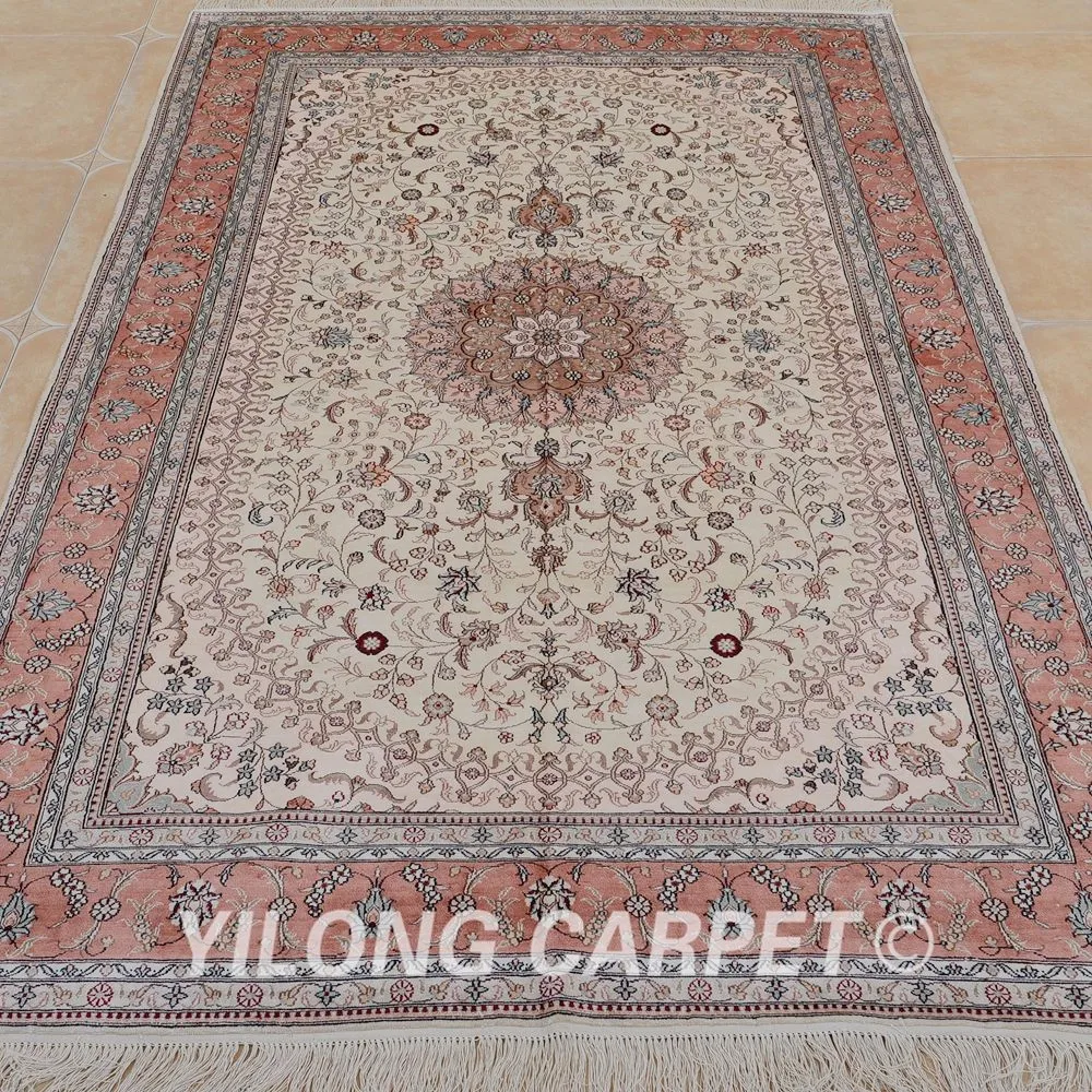 Yilong 6'x9' гостиная розовый Vantage ковер Традиционный персидский ручной работы китайские ковры(0964