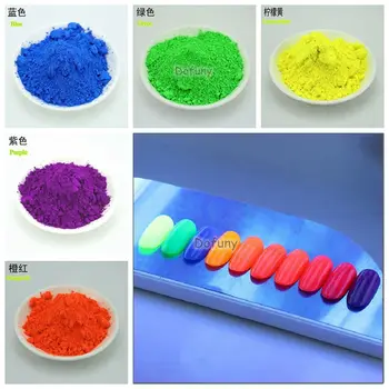 

100g Fluorescent Powder Pigment (no glowingin the dark powder) for Paint Printing Flash Neon powder Nail Art Glitter