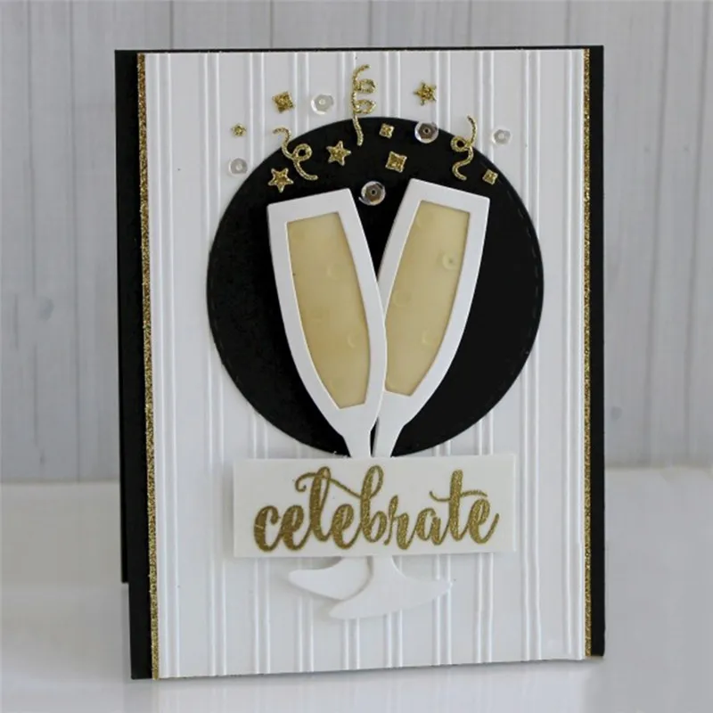 

GJCrafts Celebration Confetti Die Cutting Dies 2019 for Card Making Scrapbooking DIY Album Embossing Paper Stencil Craft Die Cut