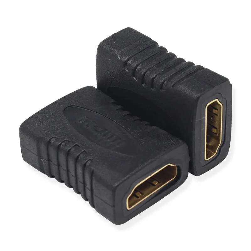 New Arrival Black Mini HDMI Adapter Female to Female Connector for PC