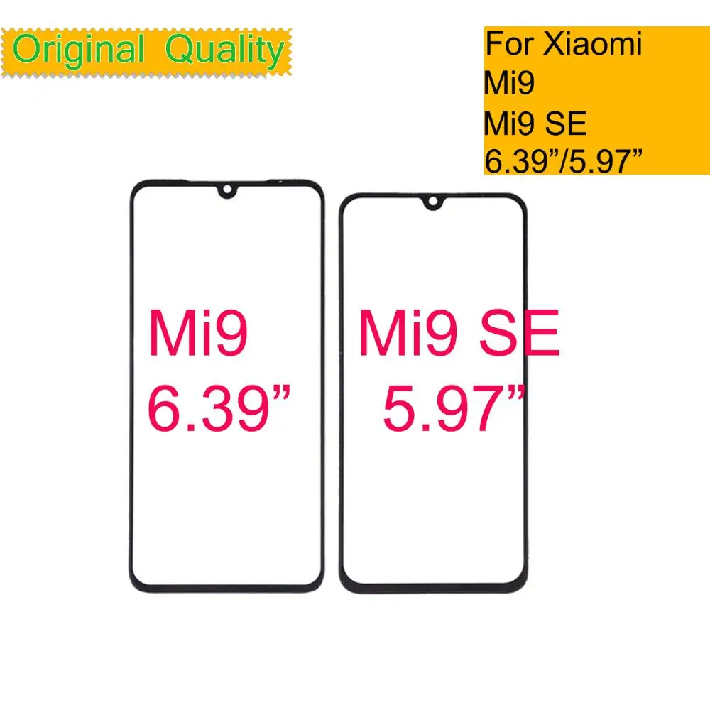 Для Xiaomi mi 9 mi 9 SE сенсорный экран панель передняя внешняя стеклянная линза сенсорный экран без ЖК-дисплея mi 9 mi 9SE Замена стеклянного объектива